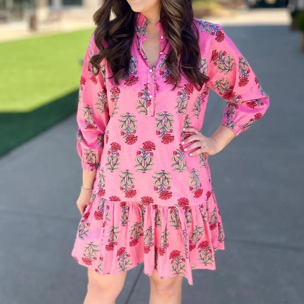 Floral Pink Dress